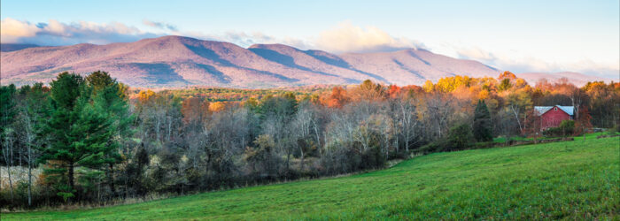 View of the Catskill Mountains